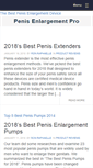 Mobile Screenshot of penisenlargementpro.com